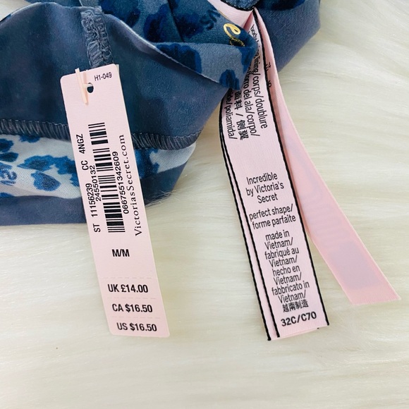 32C/M Victoria’s Secret Incredible Perfect Shape Bra & Bikini Pantie Set - Picture 10 of 10